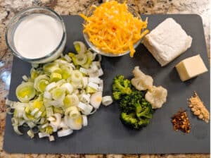 Side dish - Broccoli and cauliflower gratin