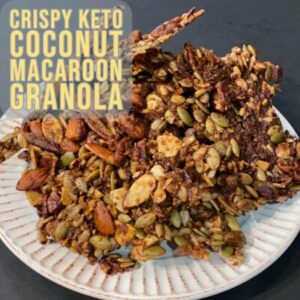 Ketonia's Crispy Keto Coconut Macaroon Granola