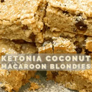 Ketonia Coconut Macaroon Blondies