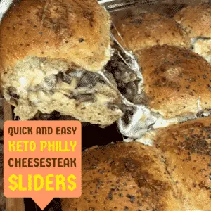 Keto Philly Cheesesteak Sliders