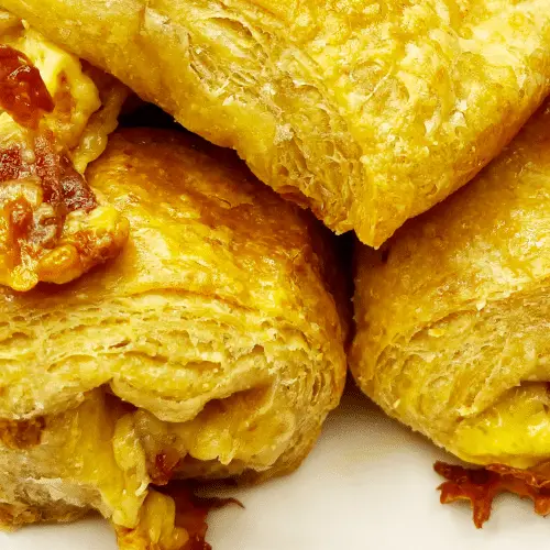 Keto Bacon Croissants