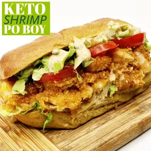 Keto Shrimp Po Boy