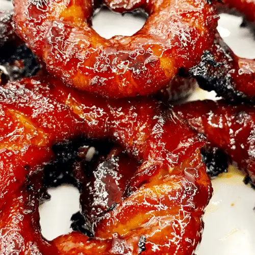 Keto Sriracha Bacon Wrapped Onion Rings WP