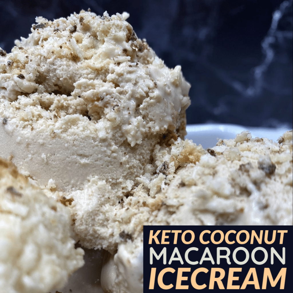 Keto Coconut Macaroon Icecream