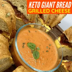 Keto Giant Bread Grilled Cheese - Ketonia Recipes Ketonia