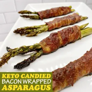 Keto Candied Bacon Wrapped Asparagus