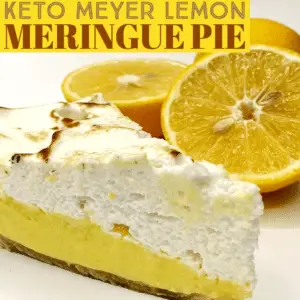 Keto Meyer Lemon Meringue Pie