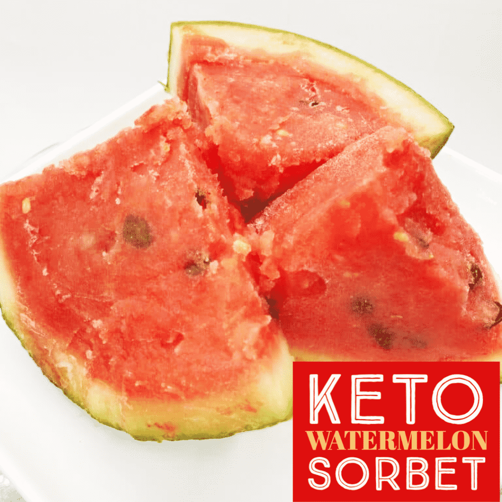 Keto Watermelon Sorbet