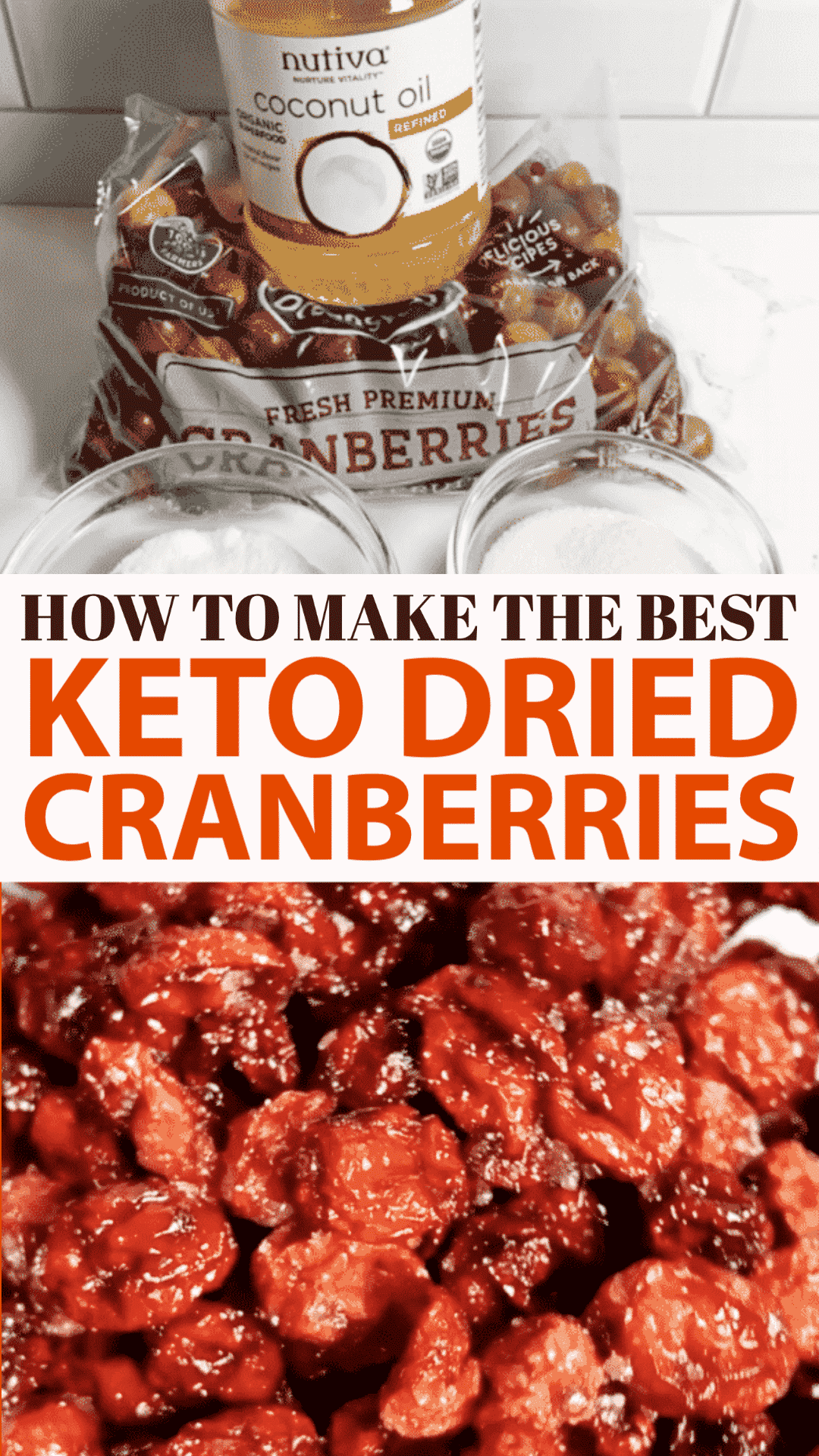 Keto Dried Cranberries - Ketonia