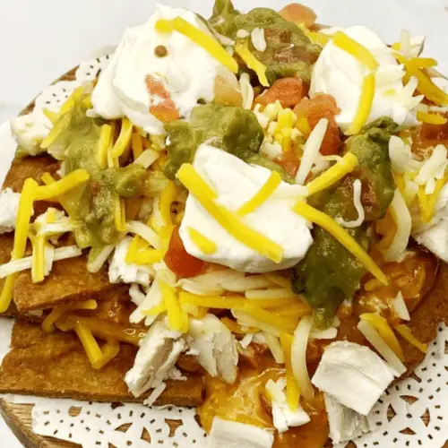 Keto Loaded Chicken Nachos