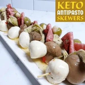 Keto Antipasto Skewers