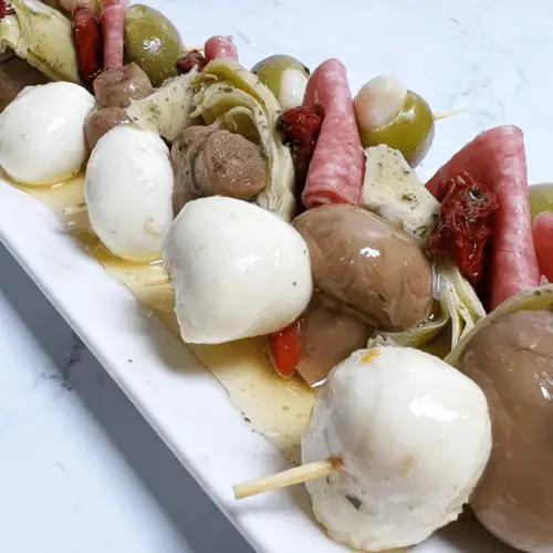 Keto Antipasto Skewers