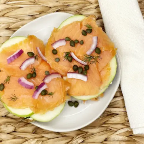 Keto Lox & Green Apple Bagel