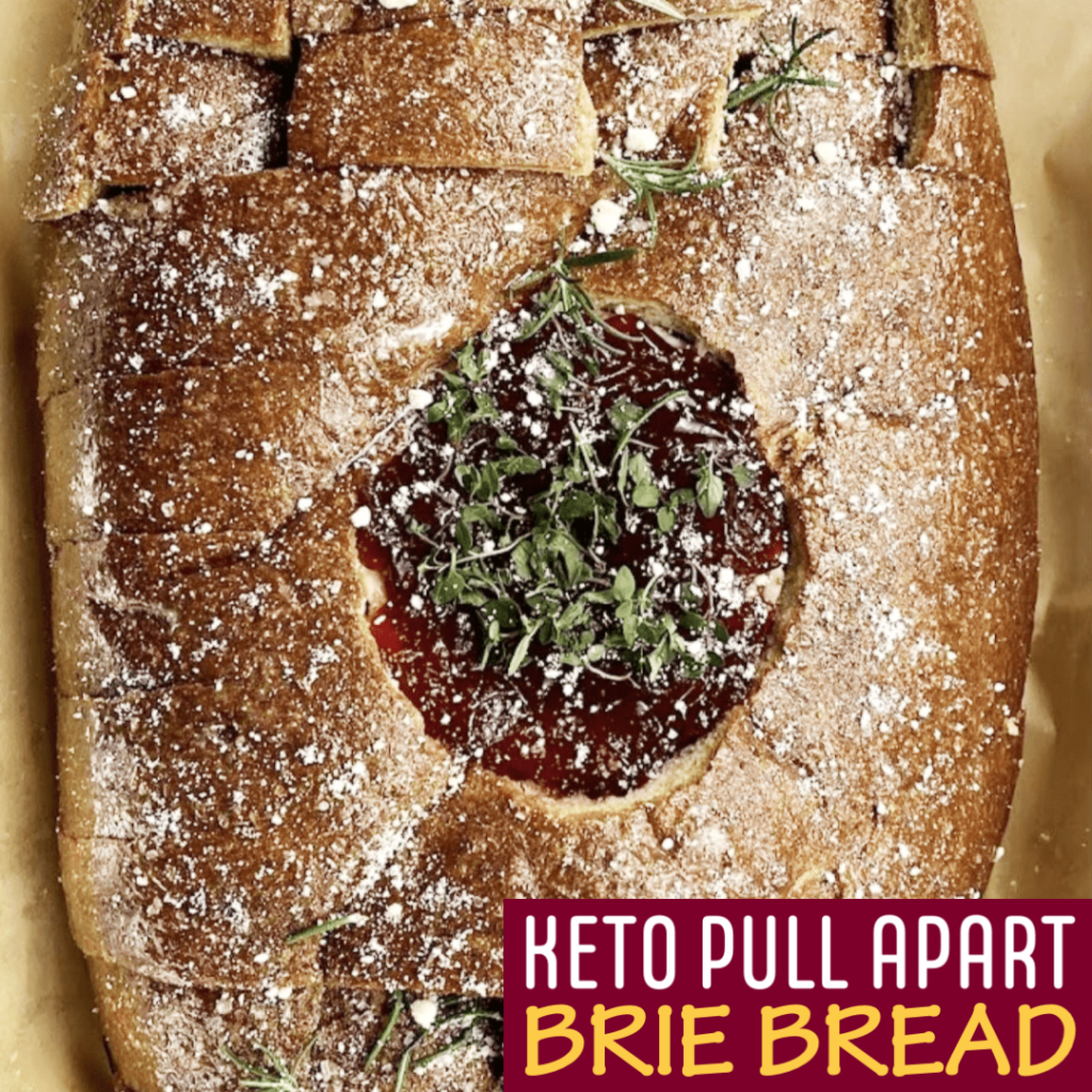 Keto Pull Apart Brie Bread