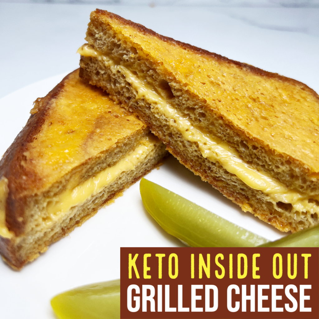 Keto Inside Out Grilled Cheese