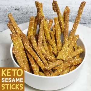 Keto Sesame Sticks