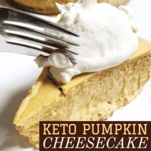 keto pumpkin cheesecake