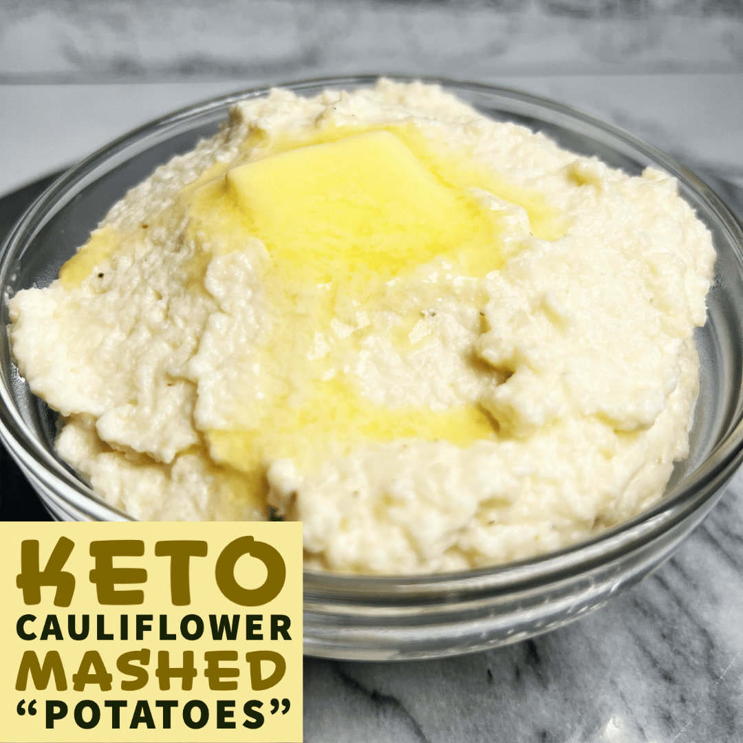 Keto Cauliflower Mashed "Potatoes" Ketonia