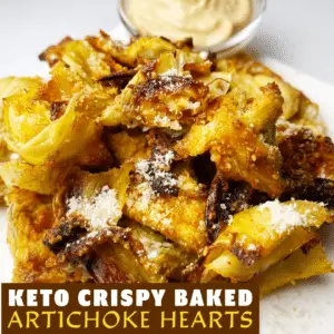 Keto Crispy Baked Artichoke Hearts