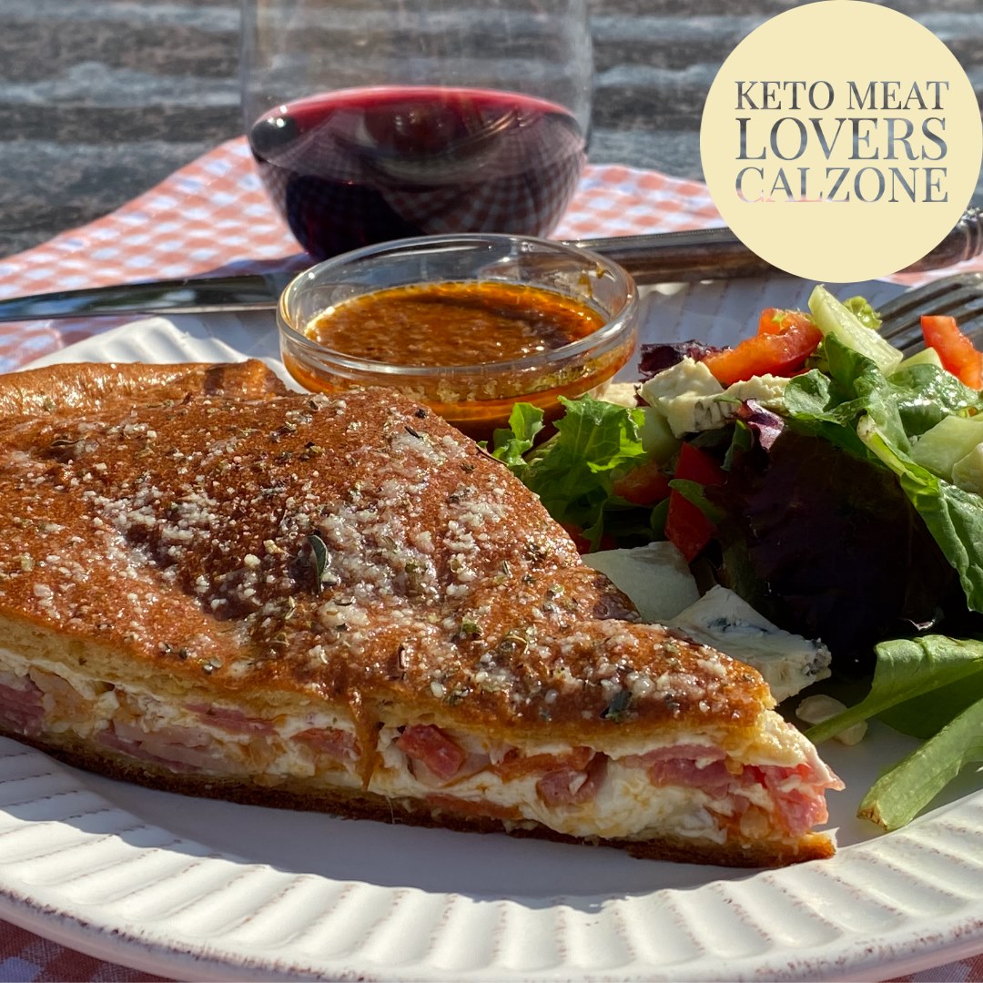 Keto Meat Lovers Calzone 