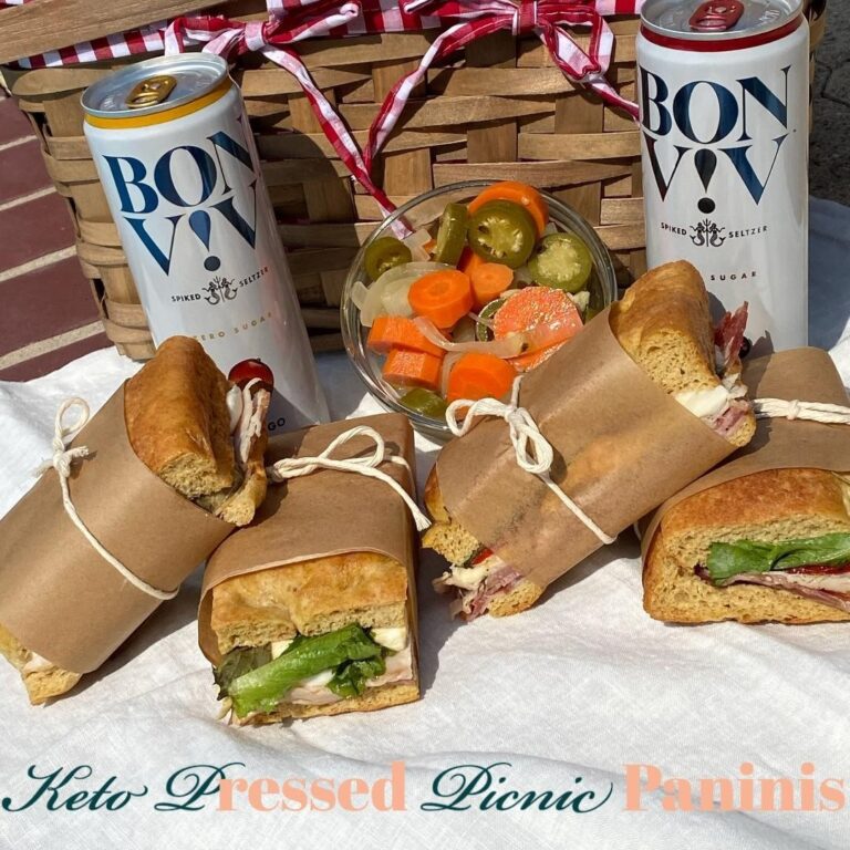 Keto Pressed Picnic Paninis
