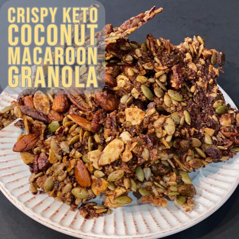 Ketonia’s Crispy Keto Coconut Macaroon Granola