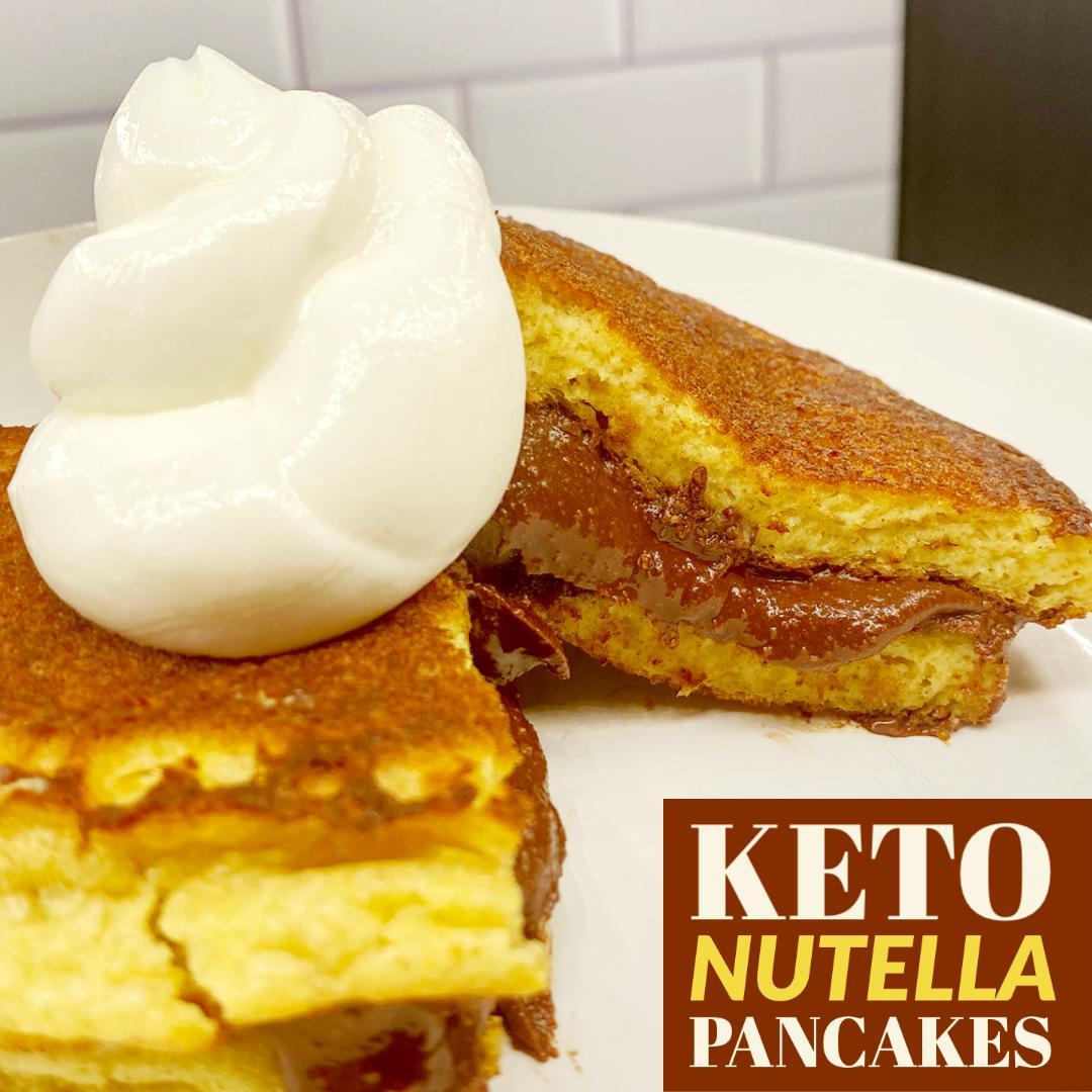 Keto Nutella Pancakes