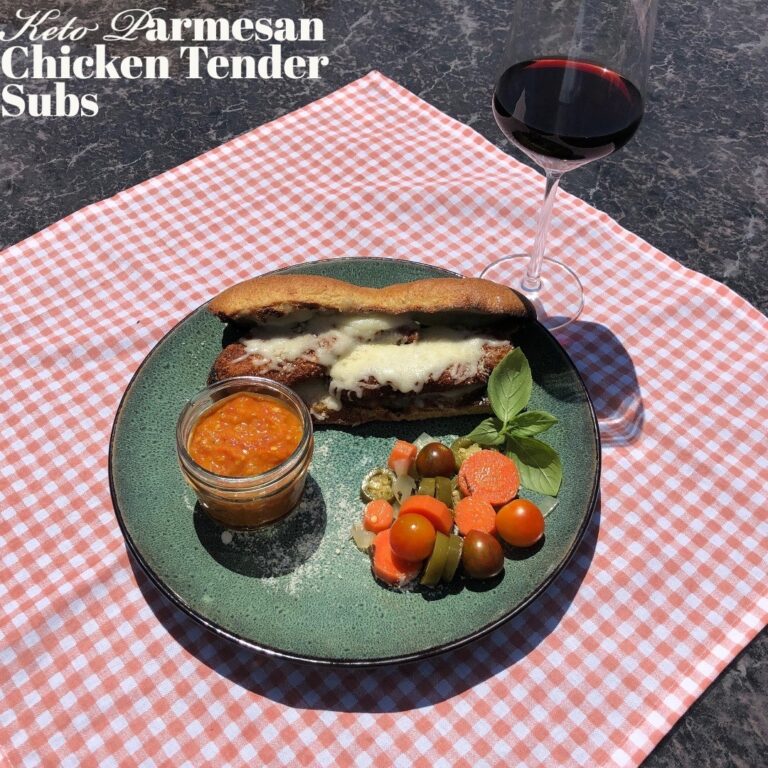 Keto Chicken Tender Parmesan Subs