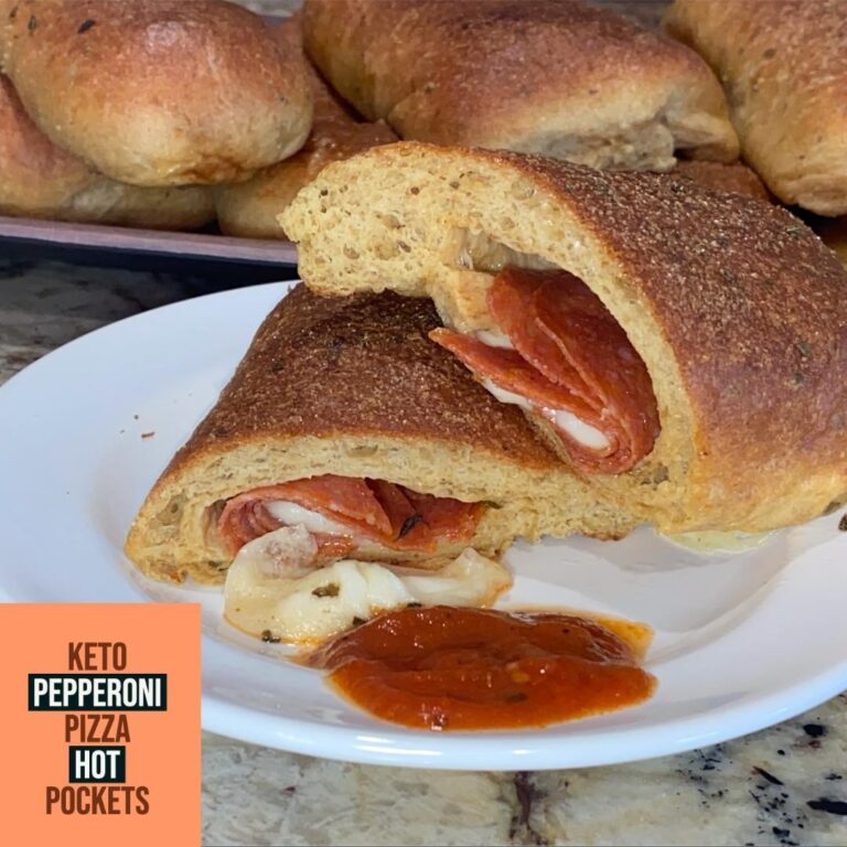 Keto Pepperoni Pizza Hot Pockets