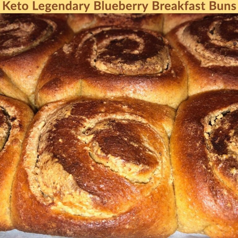 Keto Legendary Blueberry Breakfast Buns