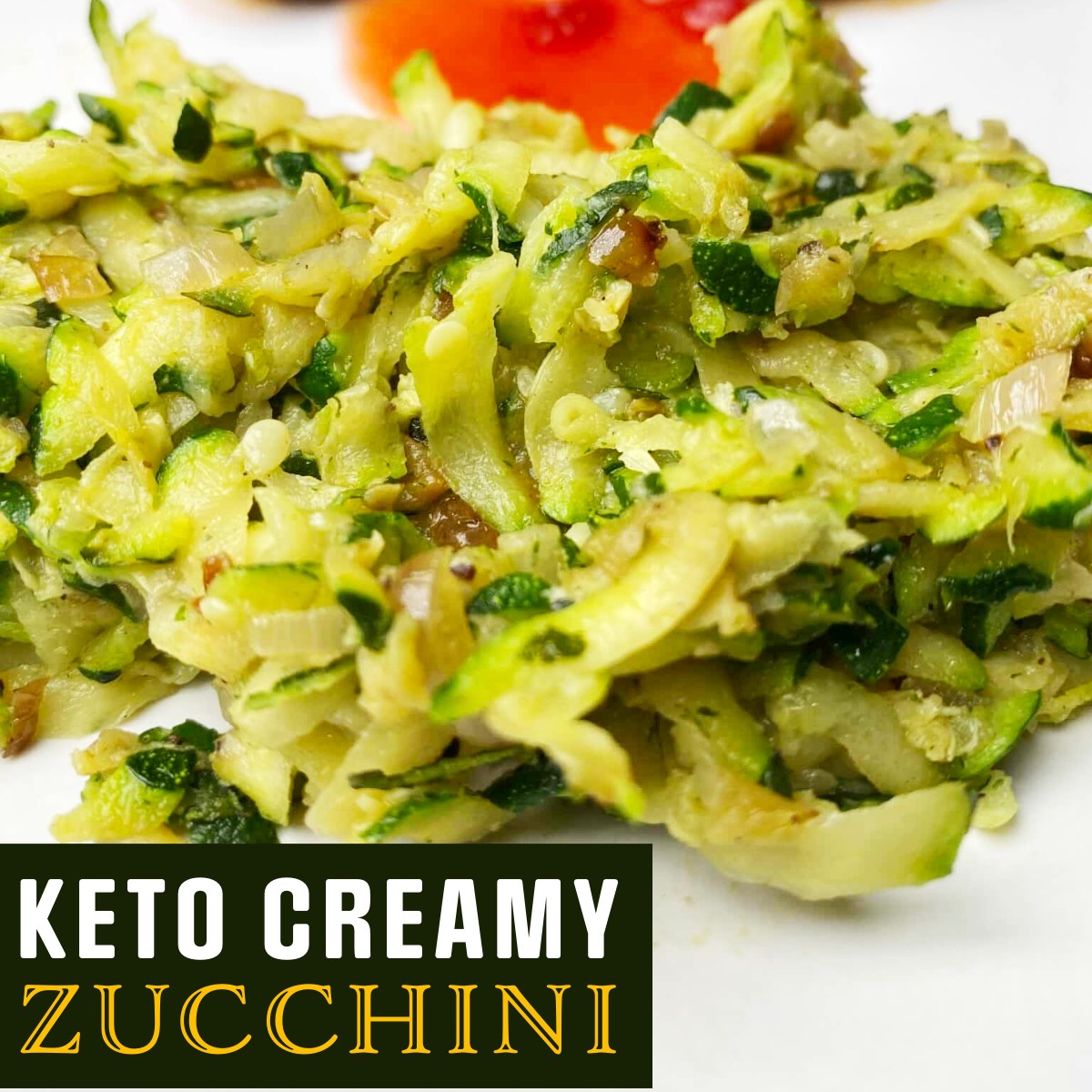 Keto Creamy Zucchini with Shallots