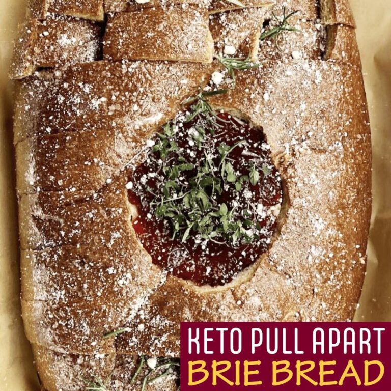 Keto Pull Apart Brie Bread