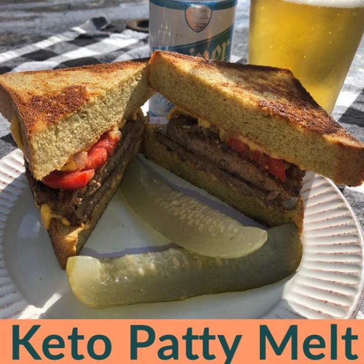 Ketonia Bread Keto Patty Melt