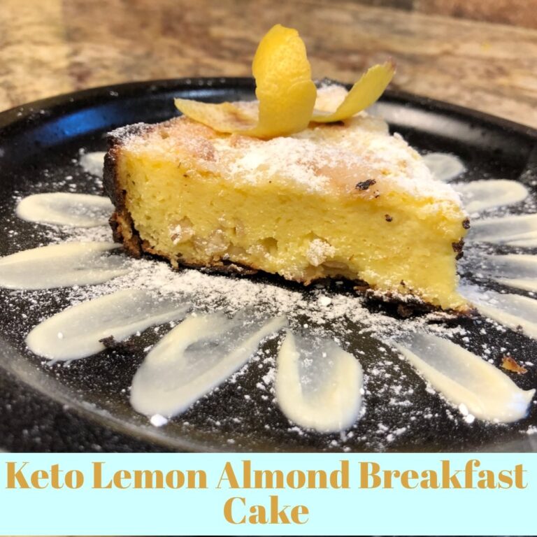 Keto Lemon Almond Breakfast Cake