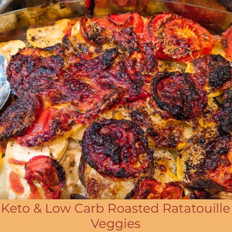 Keto and Low Carb Recipes: Roasted Ratatouille Veggies