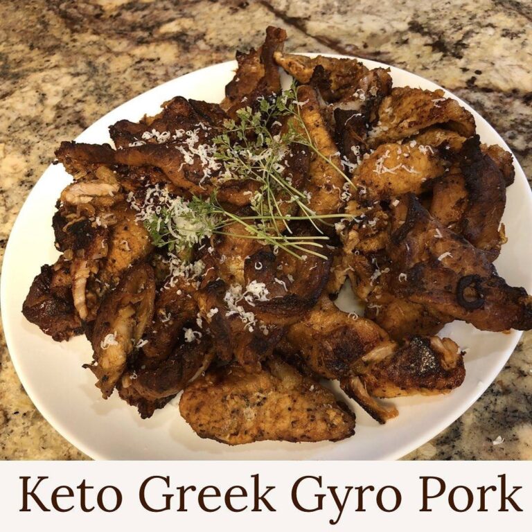 Keto Greek Gyro Style Pork