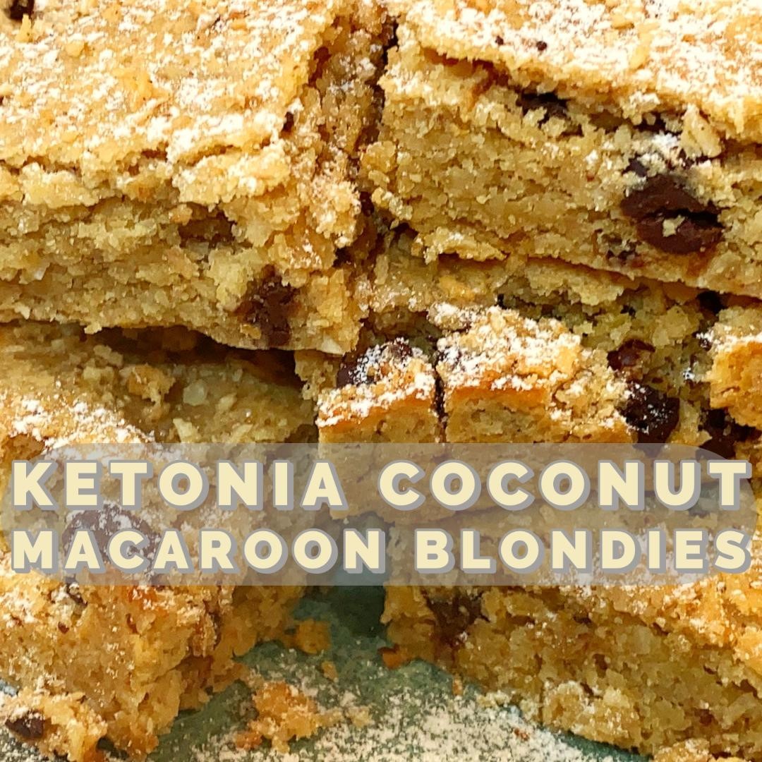 Ketonia Coconut Macaroon Blondies