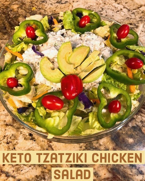 Keto Tzatziki Chicken Salad
