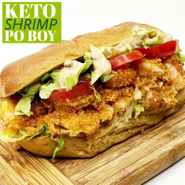Keto Shrimp Po Boy