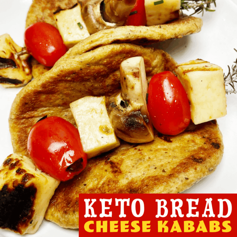 Keto Bread Cheese Kababs