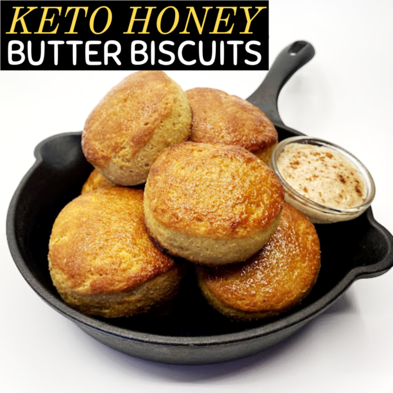Keto Spicy Honey Butter Chicken Biscuit