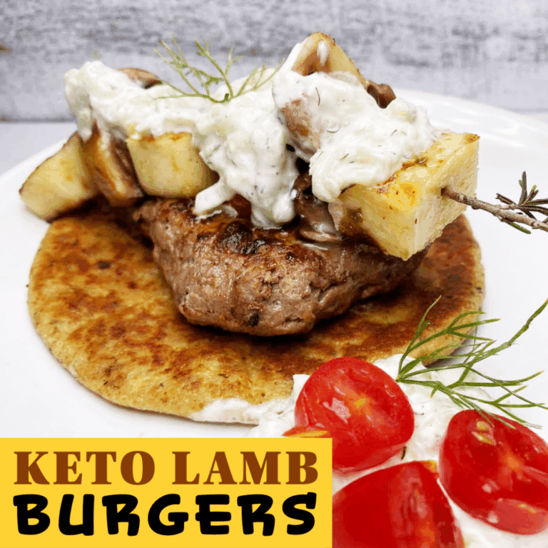 Keto Lamb Burgers