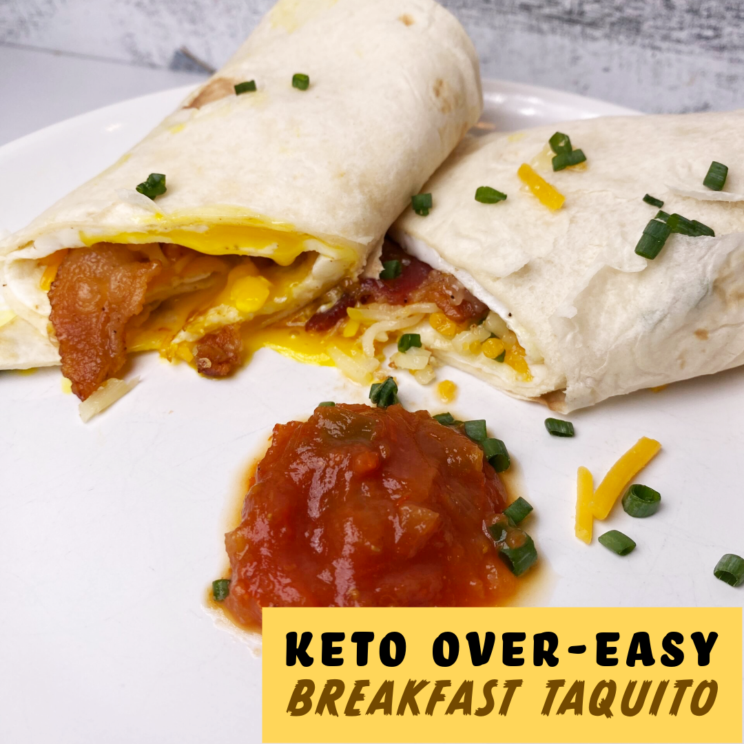 Keto Over-Easy Breakfast Taquito