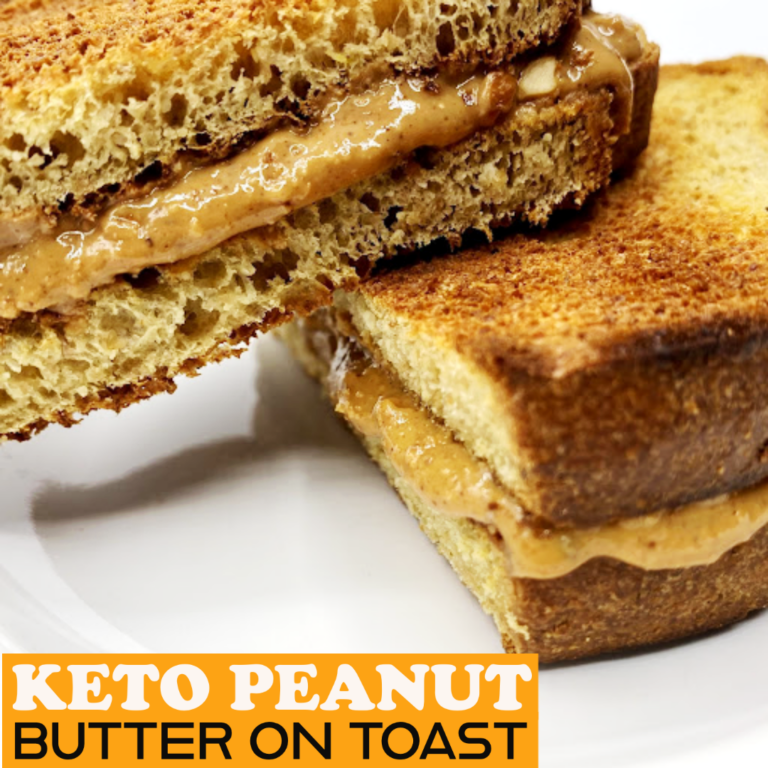 Keto Peanut Butter on Toast