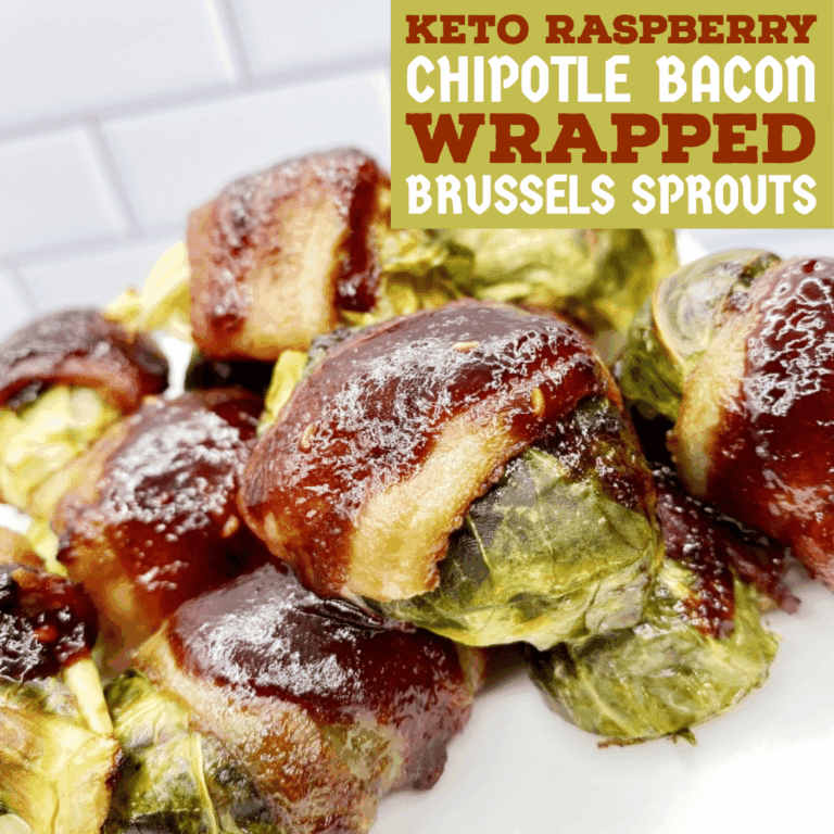 Keto Sriracha Bacon Wrapped Onion Rings