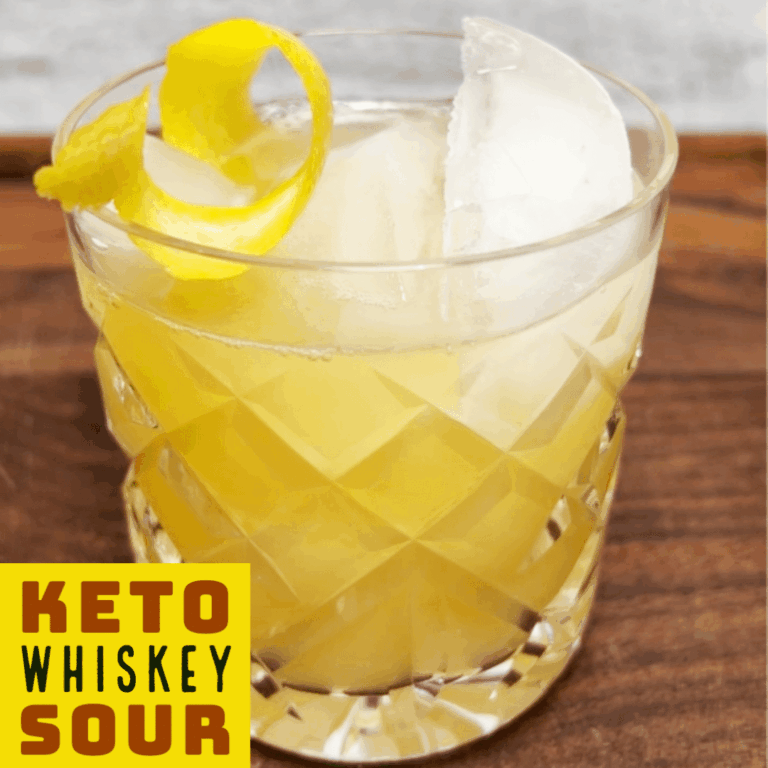 Keto Whiskey Sour