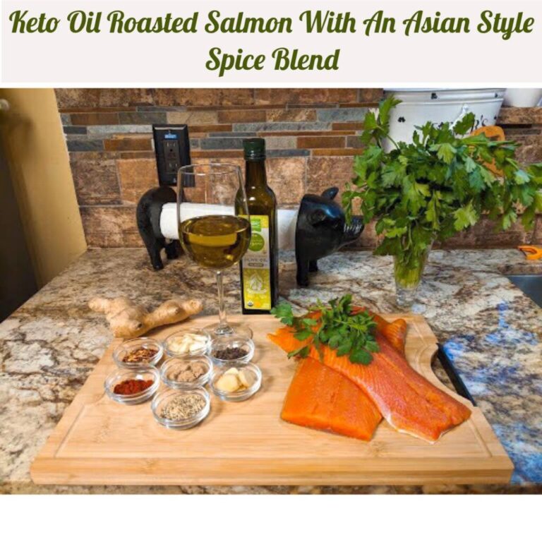 Keto Roasted Asian Salmon