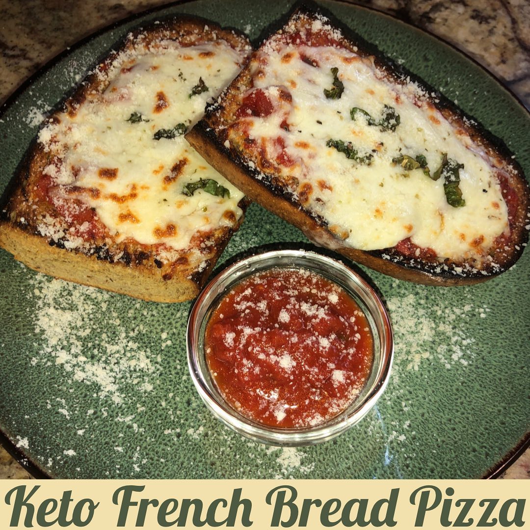 Keto French Bread Pizza