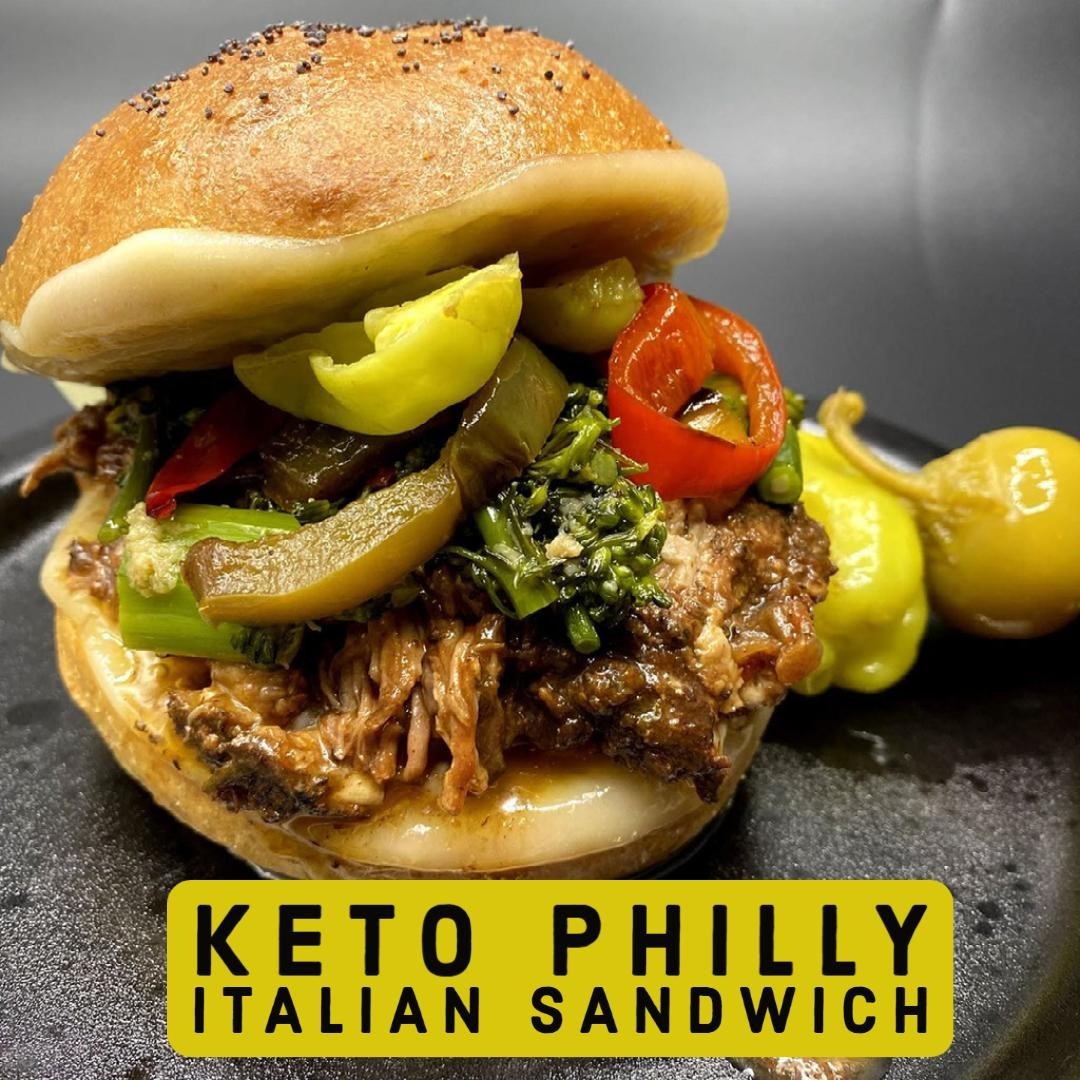 Ketonia Philly Italian Pork Sandwich