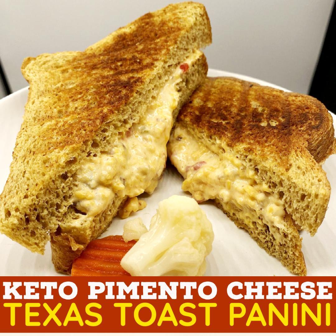 Keto Pimento Cheese Texas Toast Panini